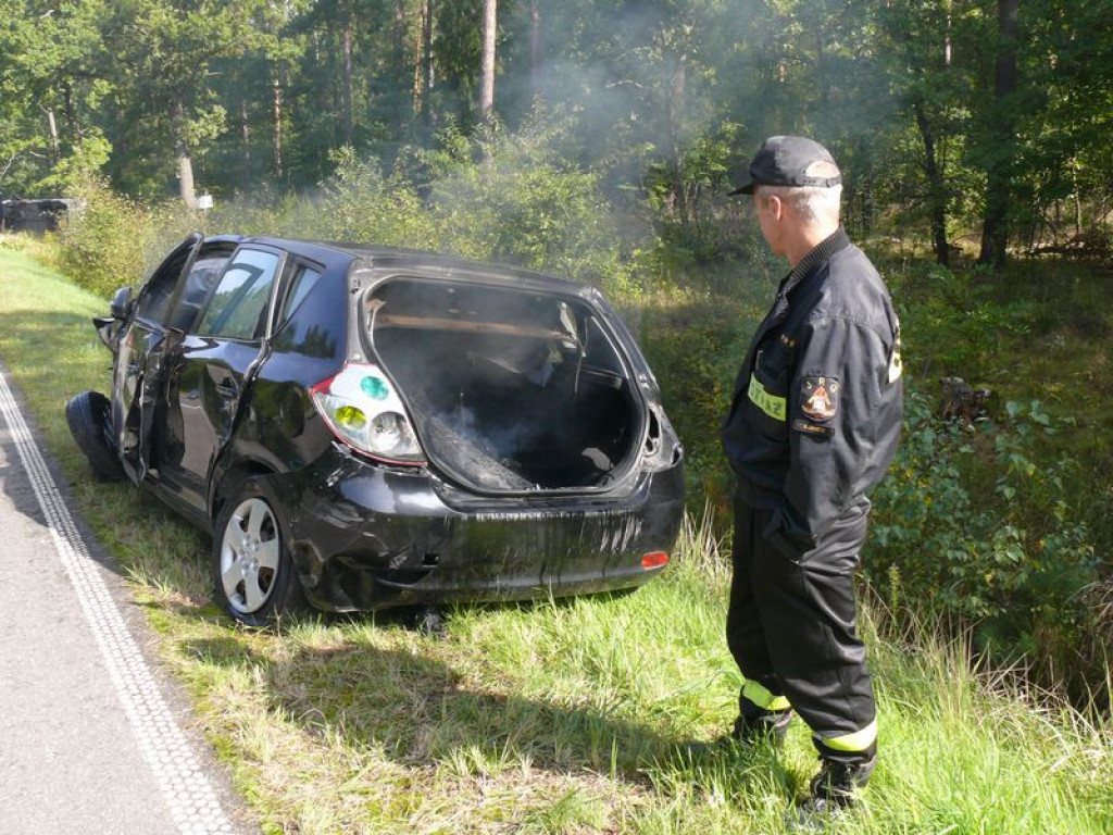 Strażacy ćwiczyli pod Nieborowem