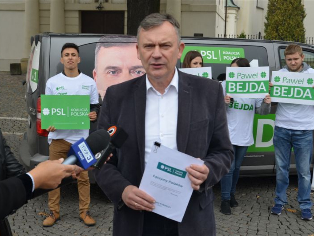 Konferencja wyborcza posła Pawła Bejdy