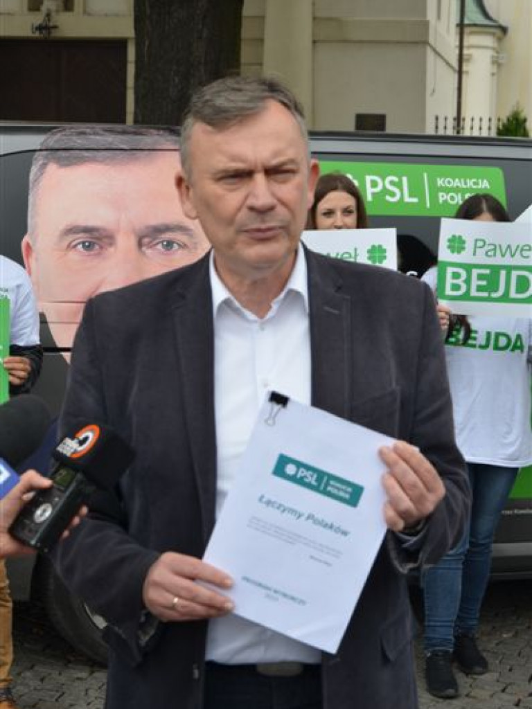 Konferencja wyborcza posła Pawła Bejdy