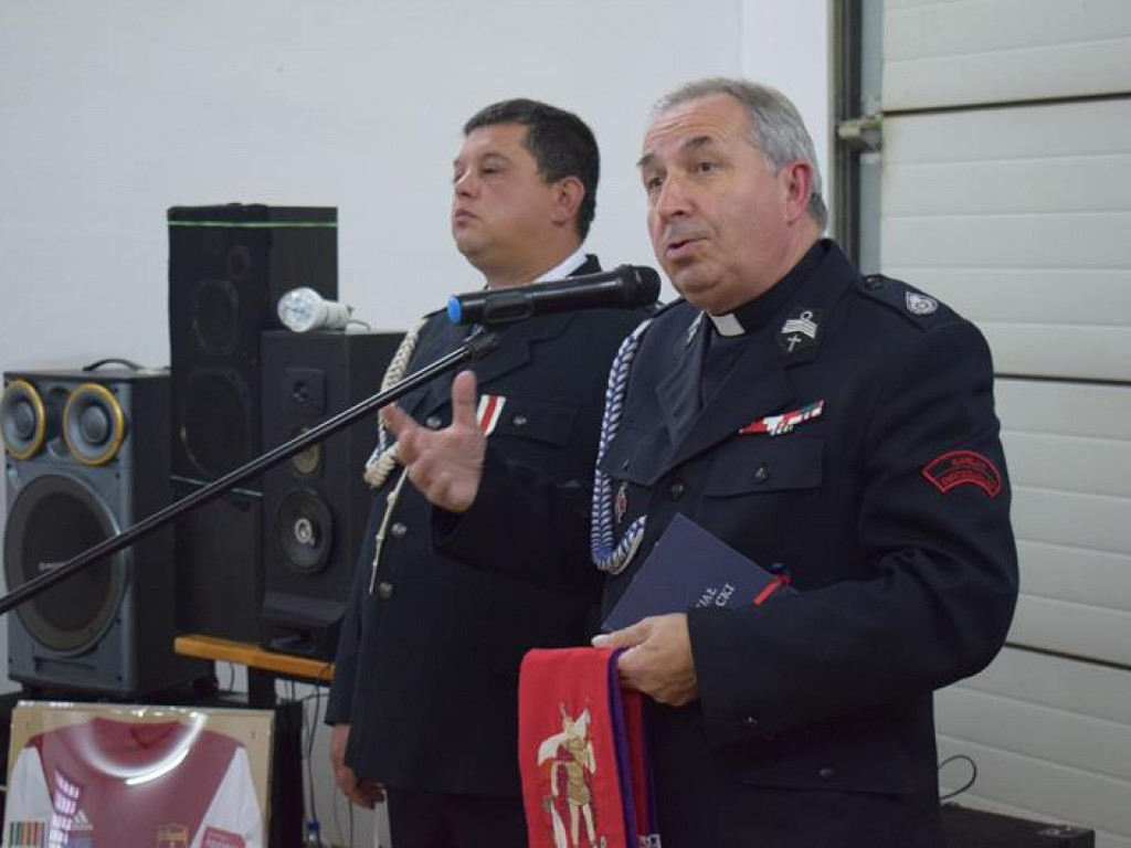 Uroczysta zbiórka w OSP Gzinka
