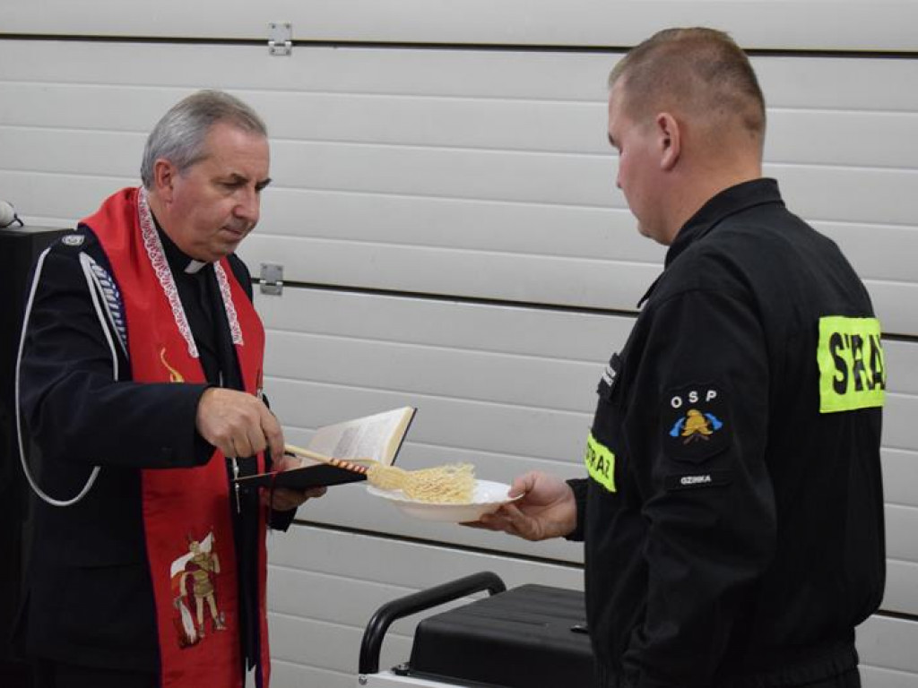 Uroczysta zbiórka w OSP Gzinka