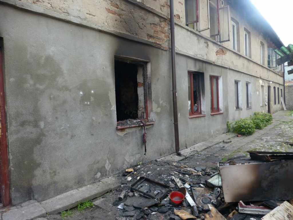 Pożar w mieszkaniu przy ul. Podrzecznej