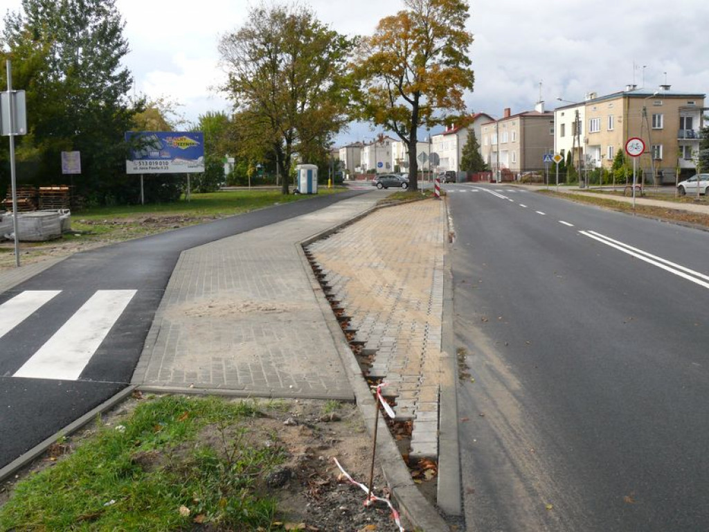 Trwają prace na ul. Topolowej