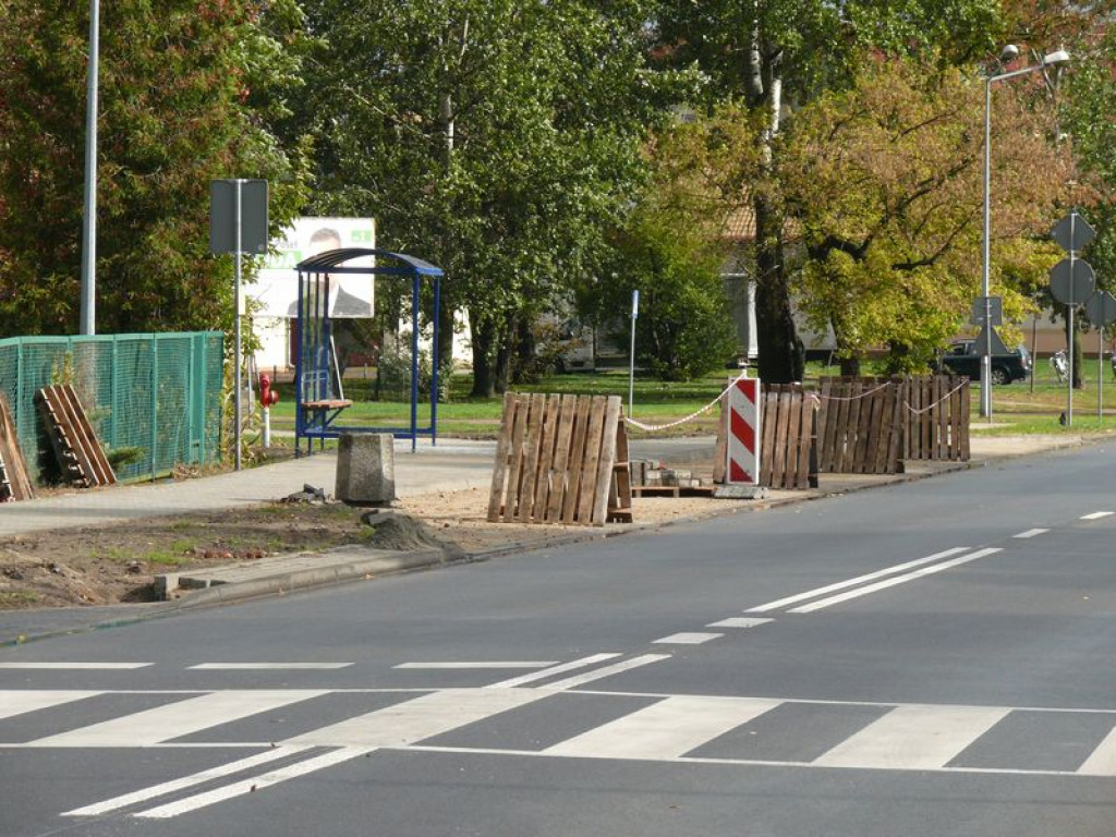 Trwają prace na ul. Topolowej