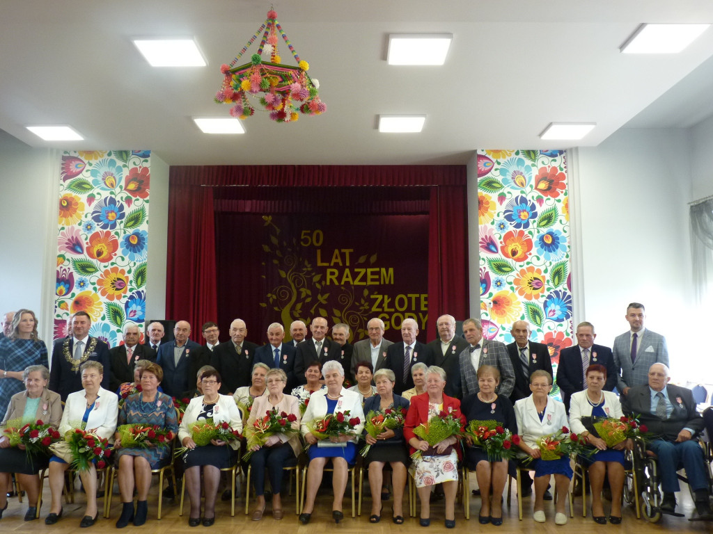 Przez życie idą z miłością - Złote Gody w Domaniewicach