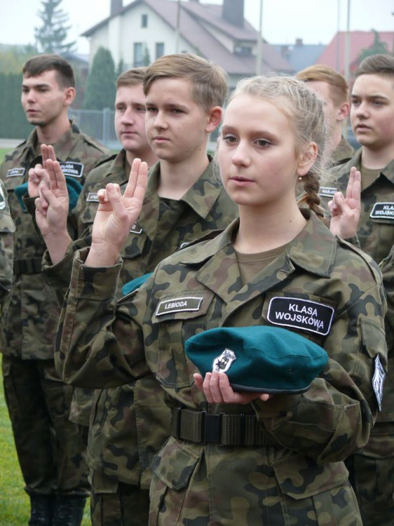 Ślubowanie kadetów w Bolimowie
