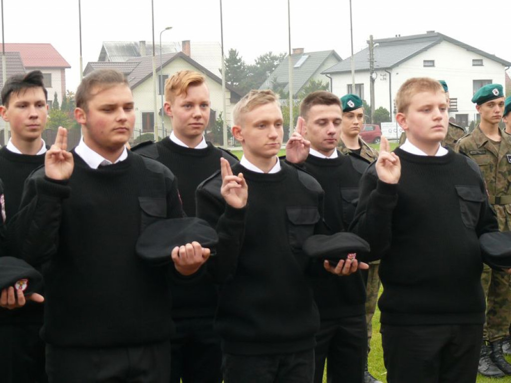 Ślubowanie kadetów w Bolimowie