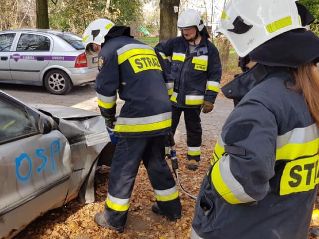OSP Bocheń ćwiczyła ratownictwo techniczne