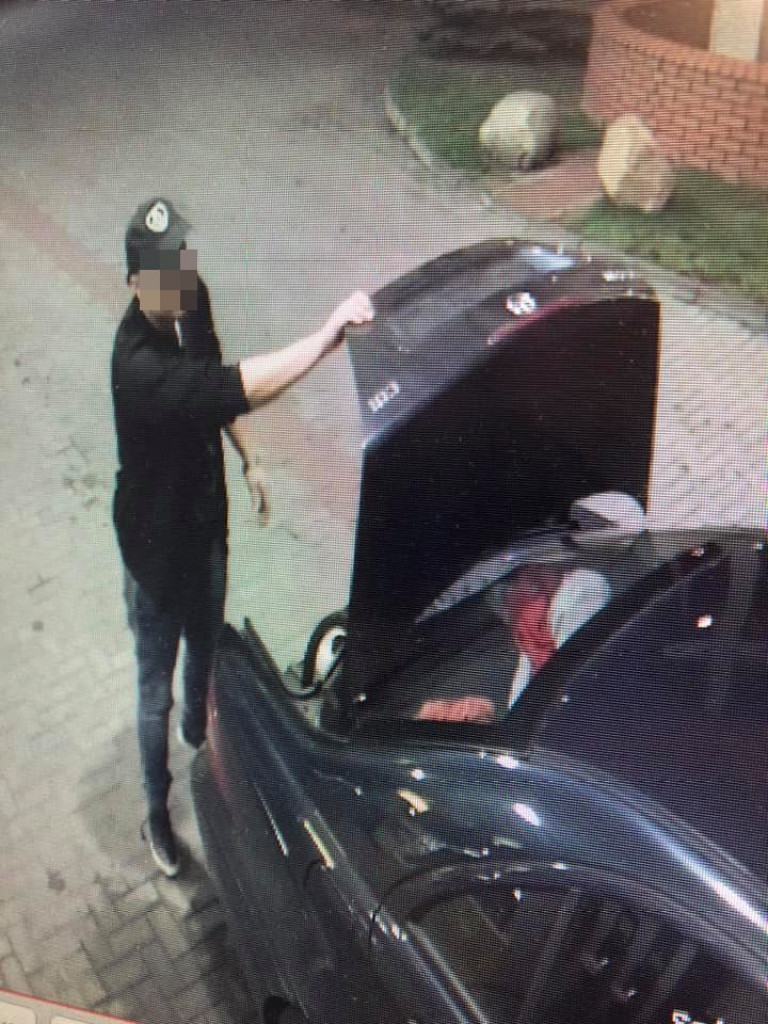 Ukradł paliwo, miał łowickie blachy