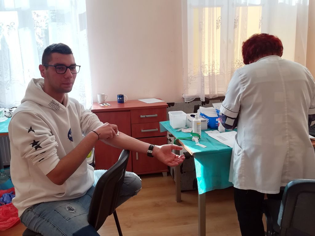 19 uczniów oddało ponad 8,5 litra krwi