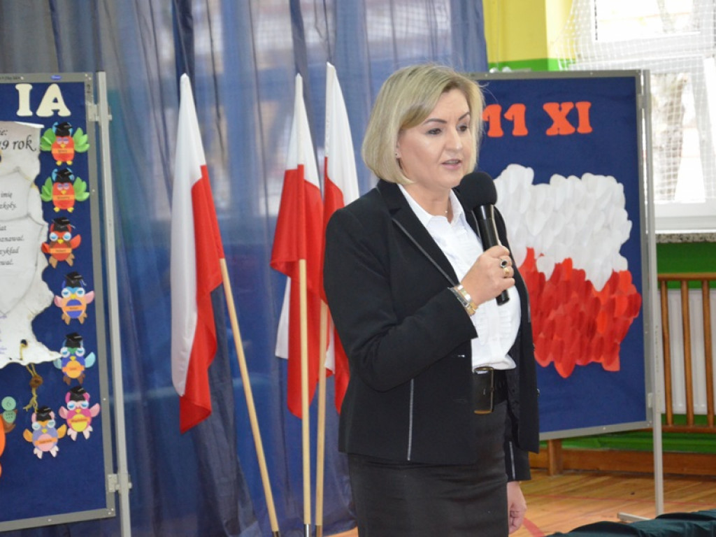 Ślubowanie pierwszaków w Popowie