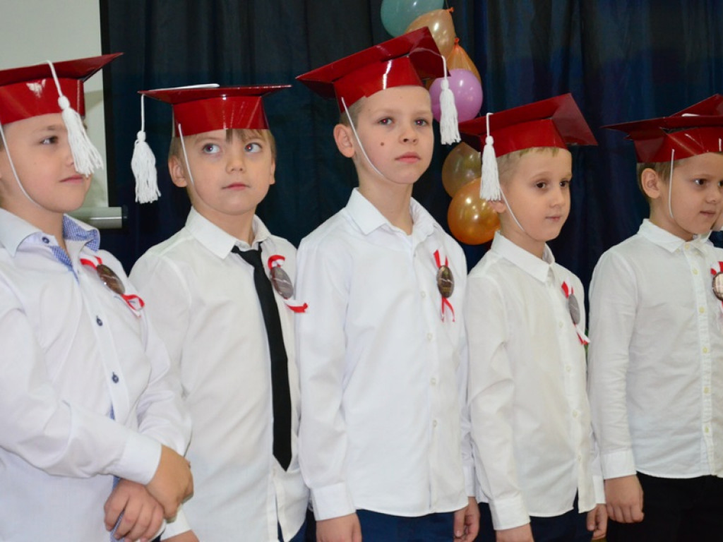 Ślubowanie pierwszaków w Popowie