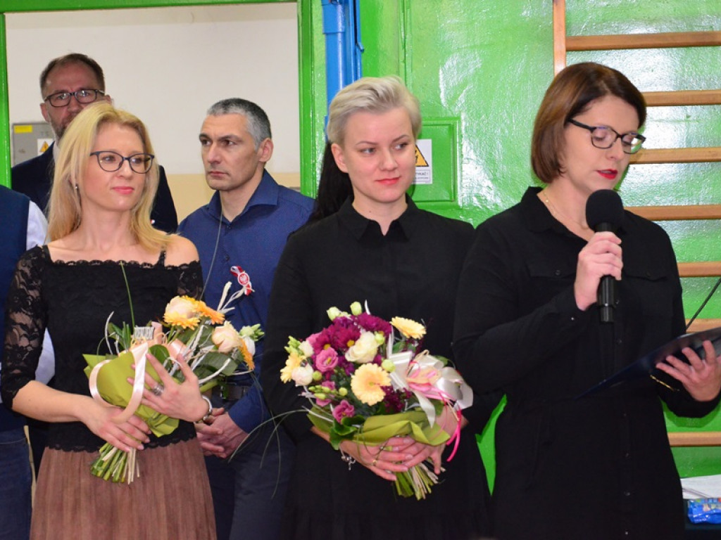Ślubowanie pierwszaków w Popowie
