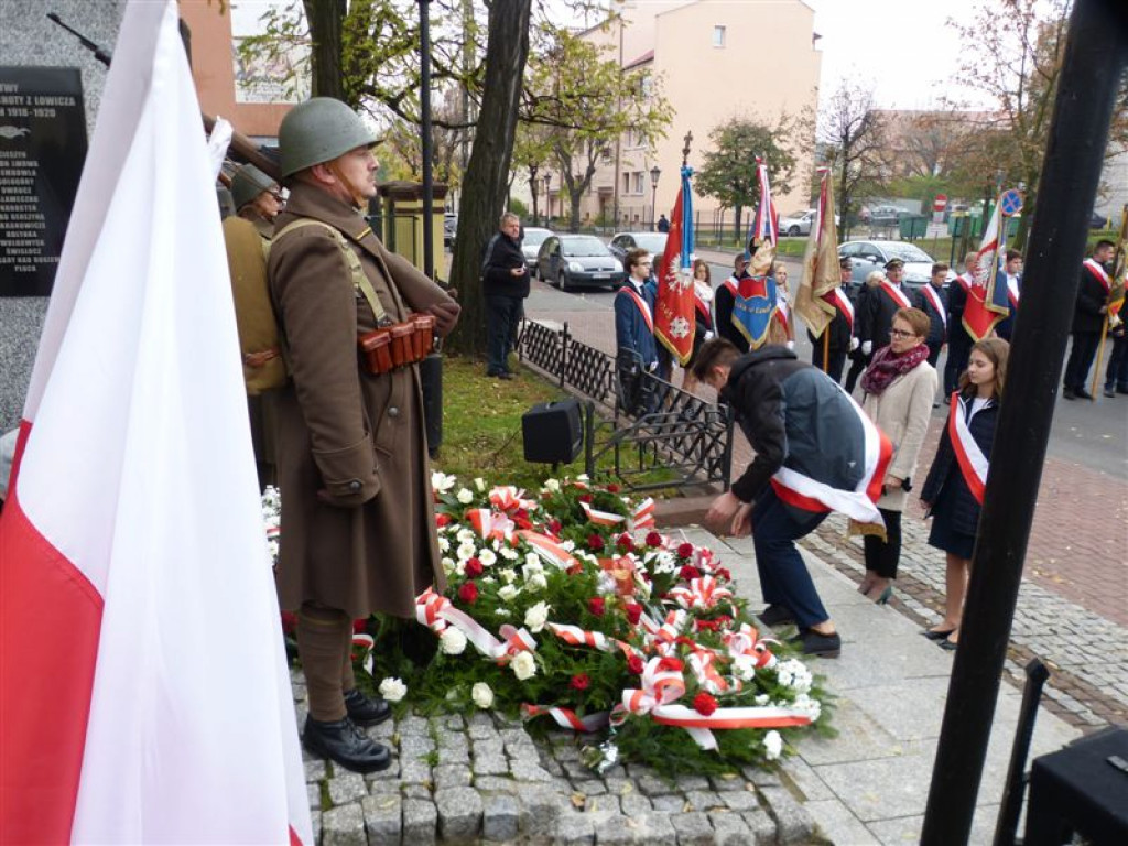 Powiatowo-miejskie obchody Święta Niepodległości w Łowiczu