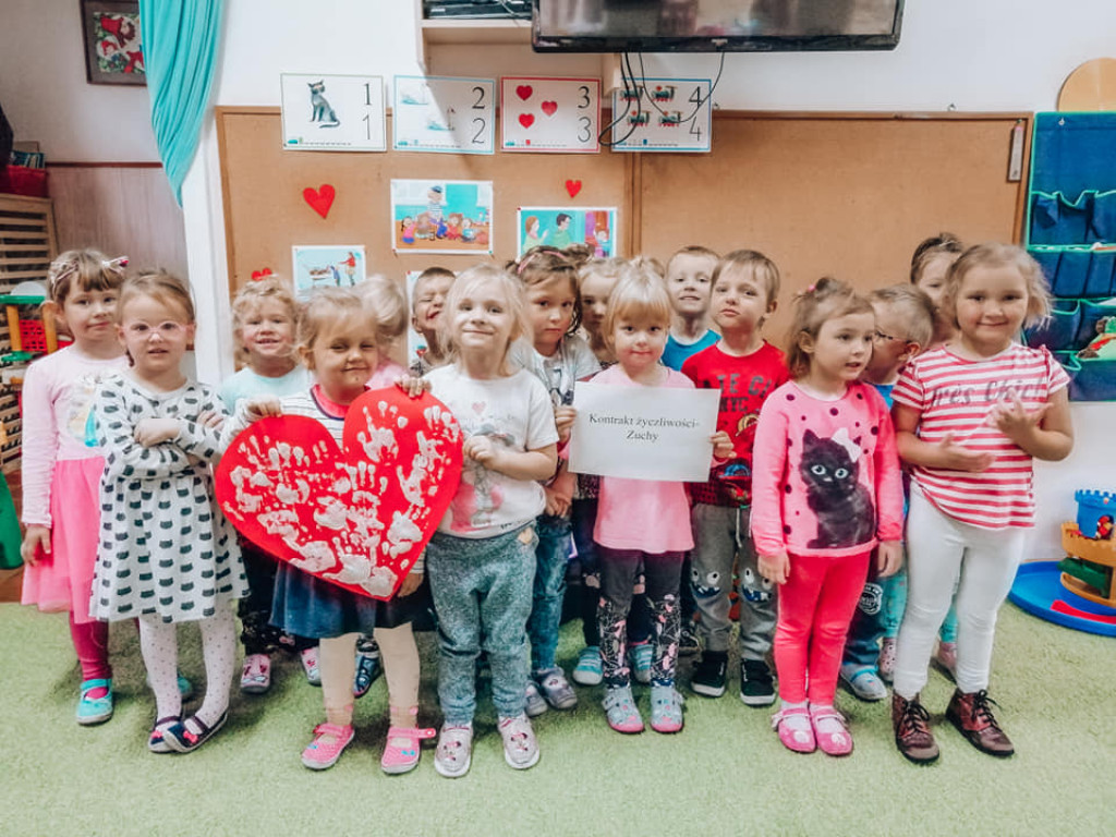 Przedszkolaki świętowały Dzień Życzliwości