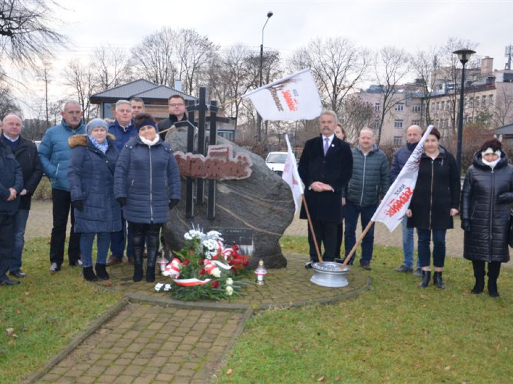 Rocznica wprowadzenia stanu wojennego - obchody w Łowiczu