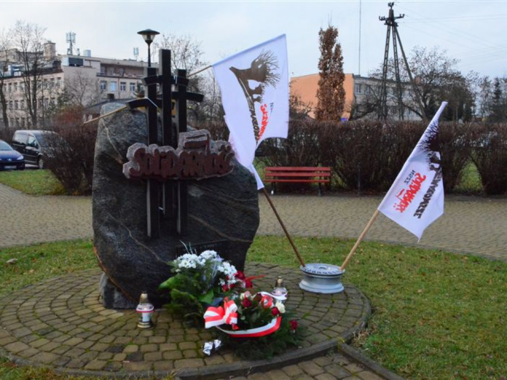 Rocznica wprowadzenia stanu wojennego - obchody w Łowiczu