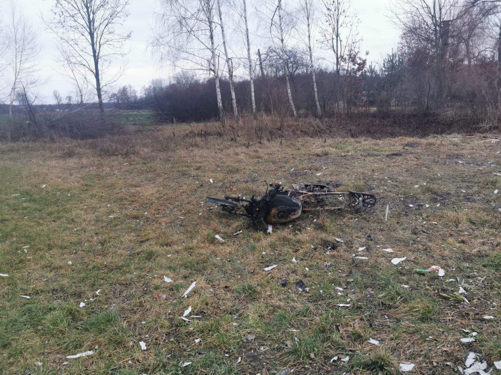 W Borówku spalił się budynek mieszkalny