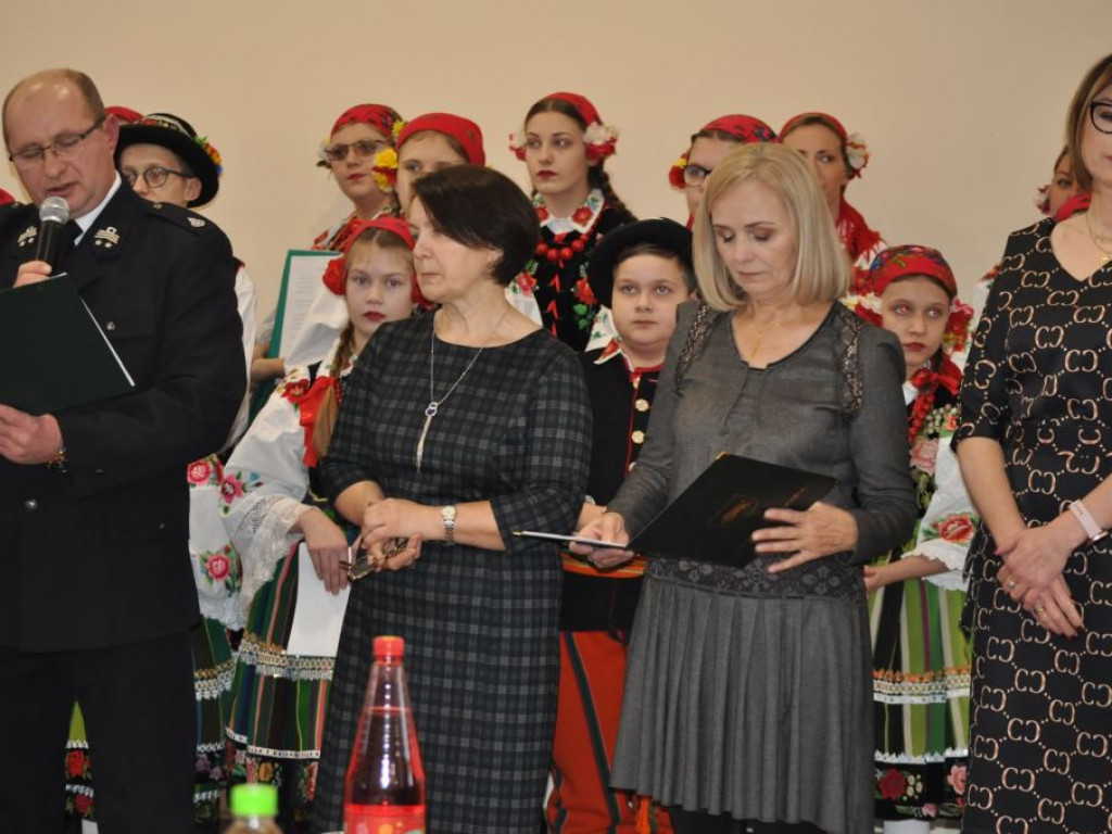 Spotkanie noworoczne strażaków z gospodyniami w Kiernozi