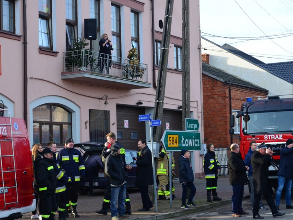 Strażacki bieg rozpoczął wydarzenia WOŚP w Kiernozi