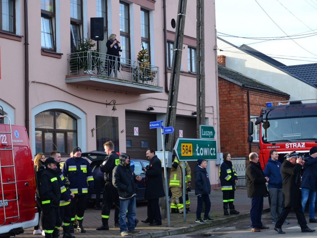 Strażacki bieg rozpoczął wydarzenia WOŚP w Kiernozi