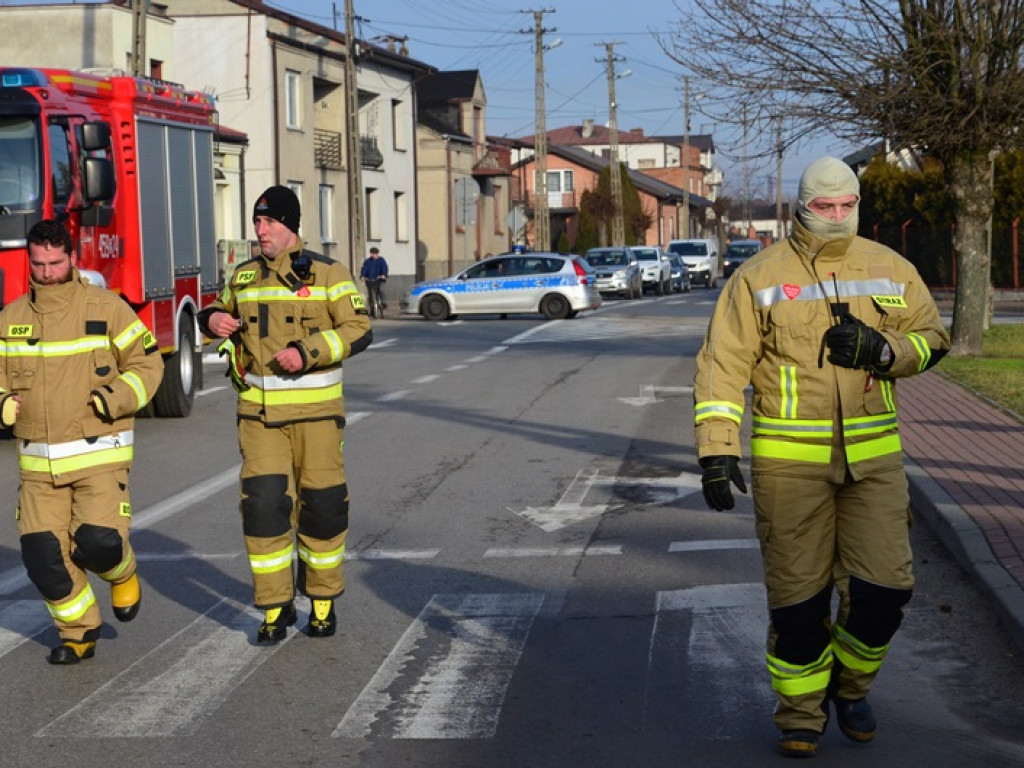 Strażacki bieg rozpoczął wydarzenia WOŚP w Kiernozi