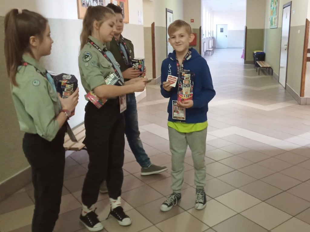 Harcerze z Kocierzewa też kwestowali