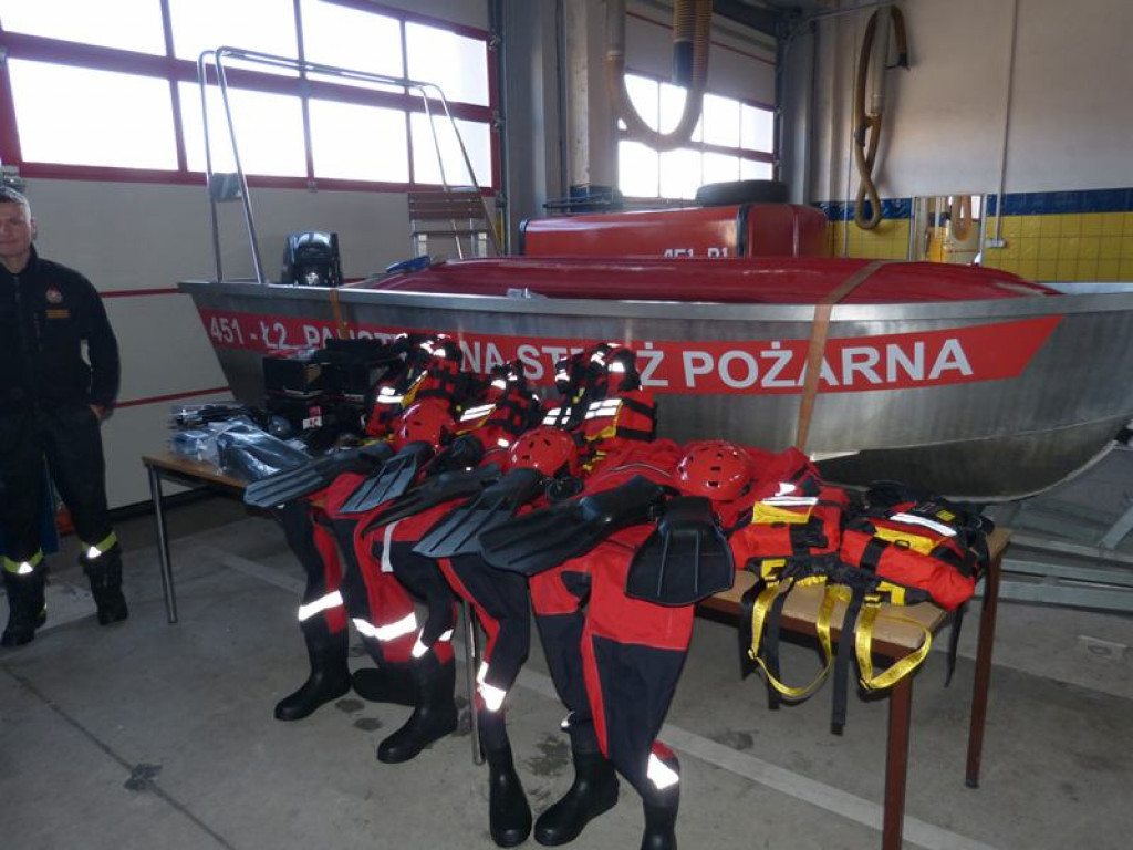Nowy sprzęt łowickich strażaków