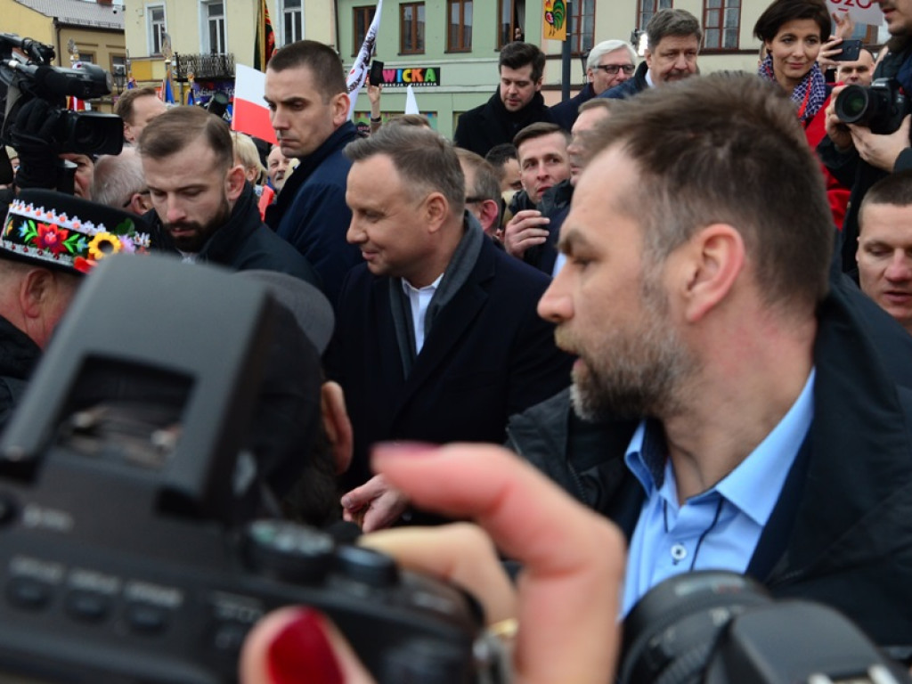 Wizyta prezydenta Andrzeja Dudy w Łowiczu ZDJĘCIA i FILMY