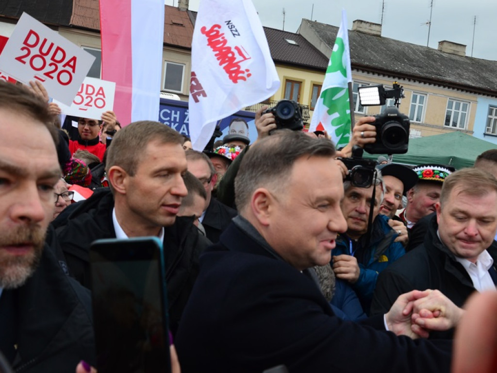Wizyta prezydenta Andrzeja Dudy w Łowiczu ZDJĘCIA i FILMY