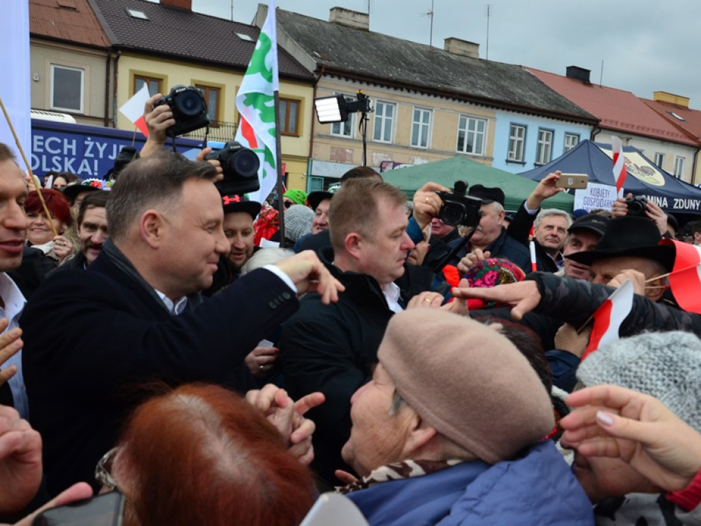 Wizyta prezydenta Andrzeja Dudy w Łowiczu ZDJĘCIA i FILMY