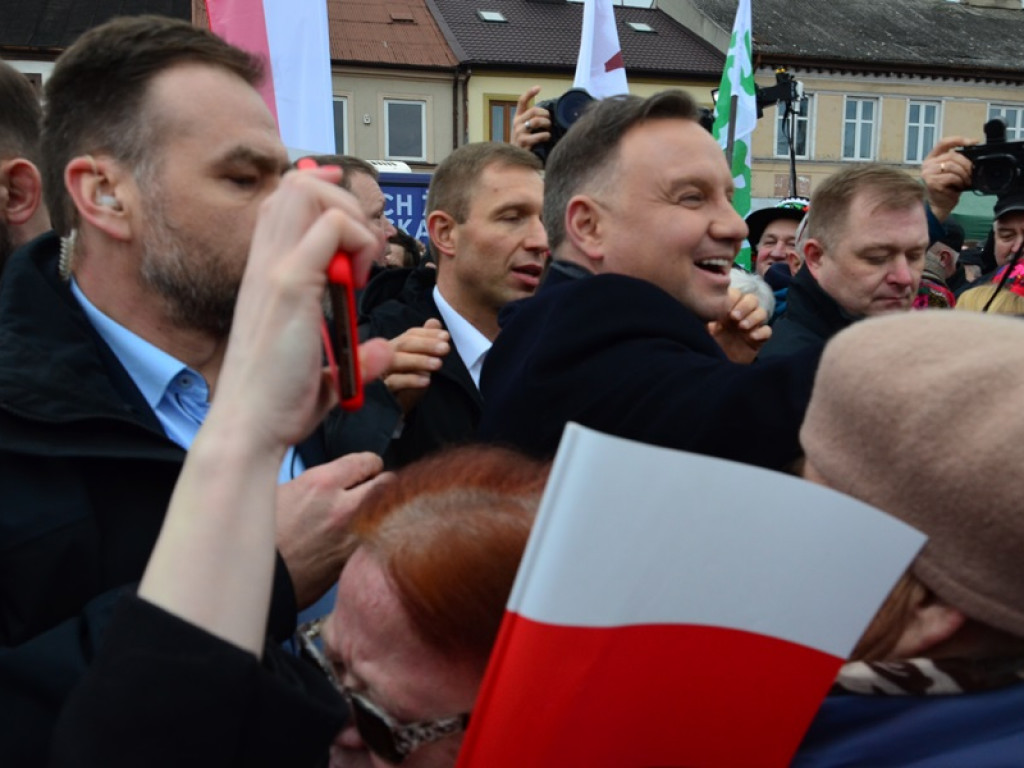 Wizyta prezydenta Andrzeja Dudy w Łowiczu ZDJĘCIA i FILMY