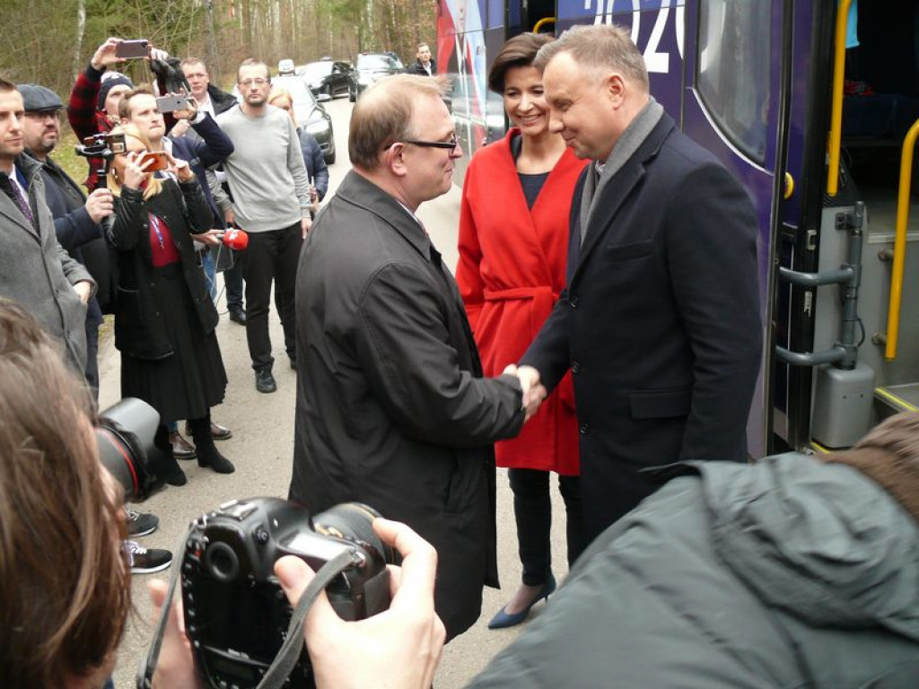 Wizyta prezydenta Andrzeja Dudy w Łowiczu ZDJĘCIA i FILMY