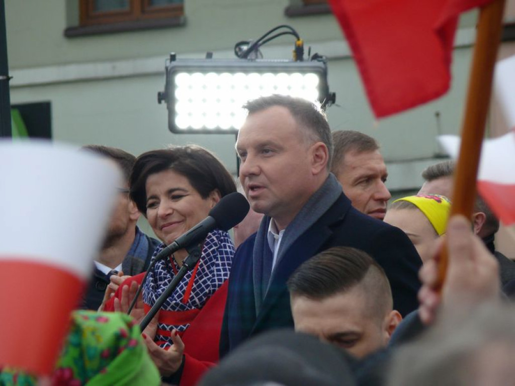Wizyta prezydenta Andrzeja Dudy w Łowiczu ZDJĘCIA i FILMY