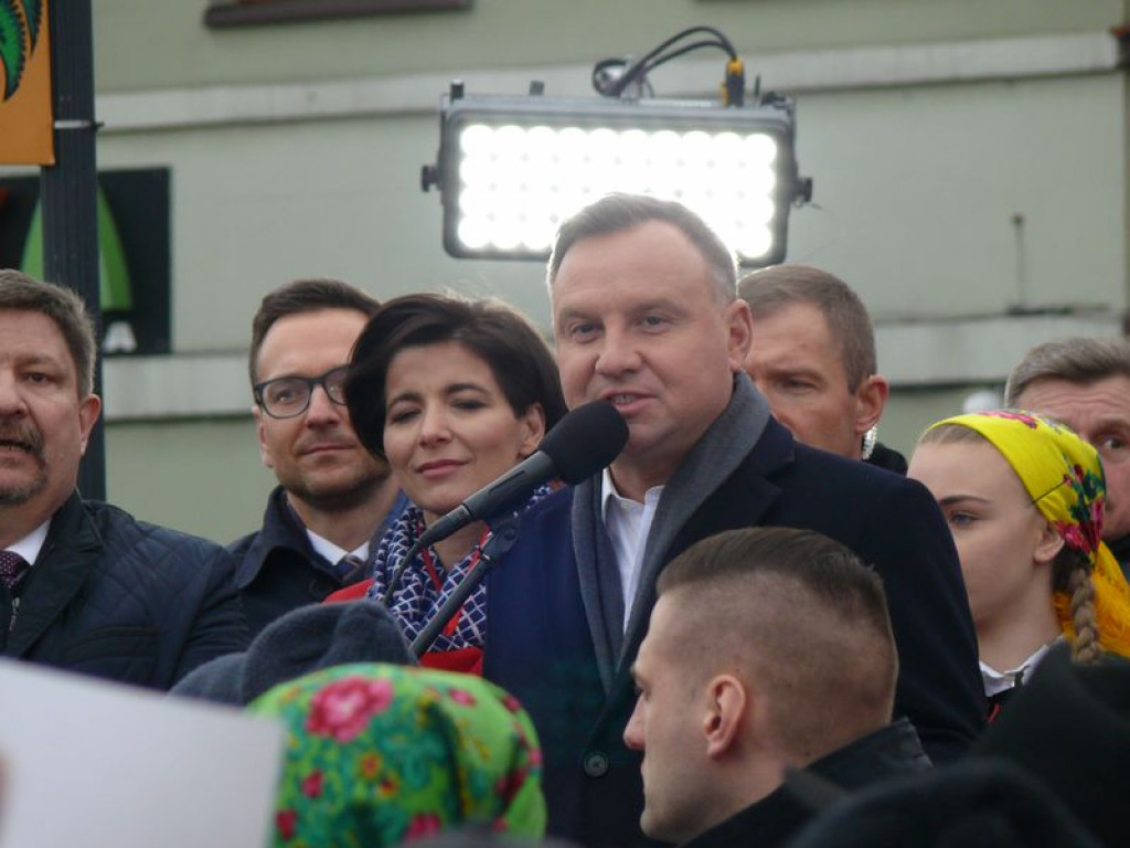Wizyta prezydenta Andrzeja Dudy w Łowiczu ZDJĘCIA i FILMY