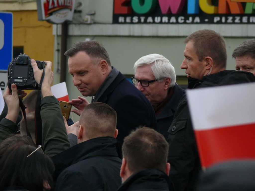 Wizyta prezydenta Andrzeja Dudy w Łowiczu ZDJĘCIA i FILMY