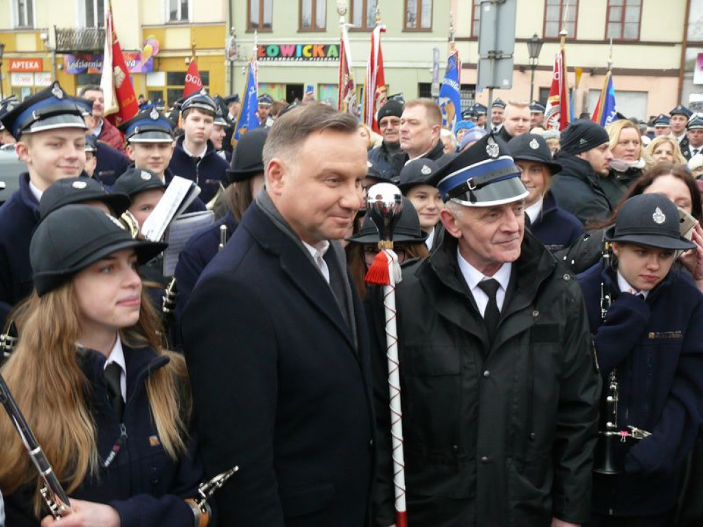 Wizyta prezydenta Andrzeja Dudy w Łowiczu ZDJĘCIA i FILMY