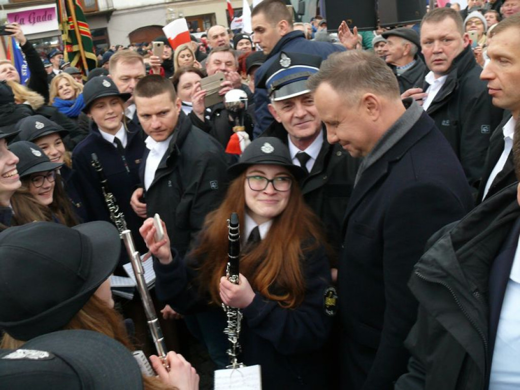 Wizyta prezydenta Andrzeja Dudy w Łowiczu ZDJĘCIA i FILMY