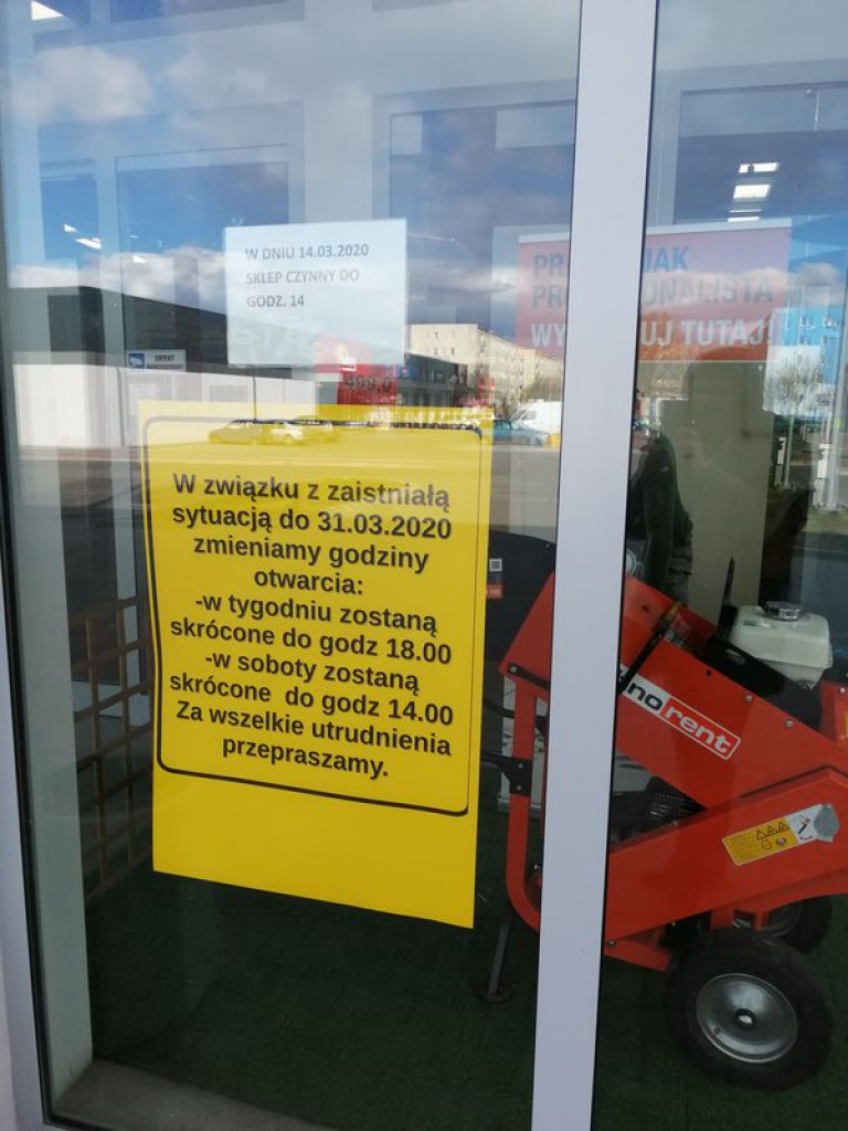 Przez koronawirusa handel zamiera