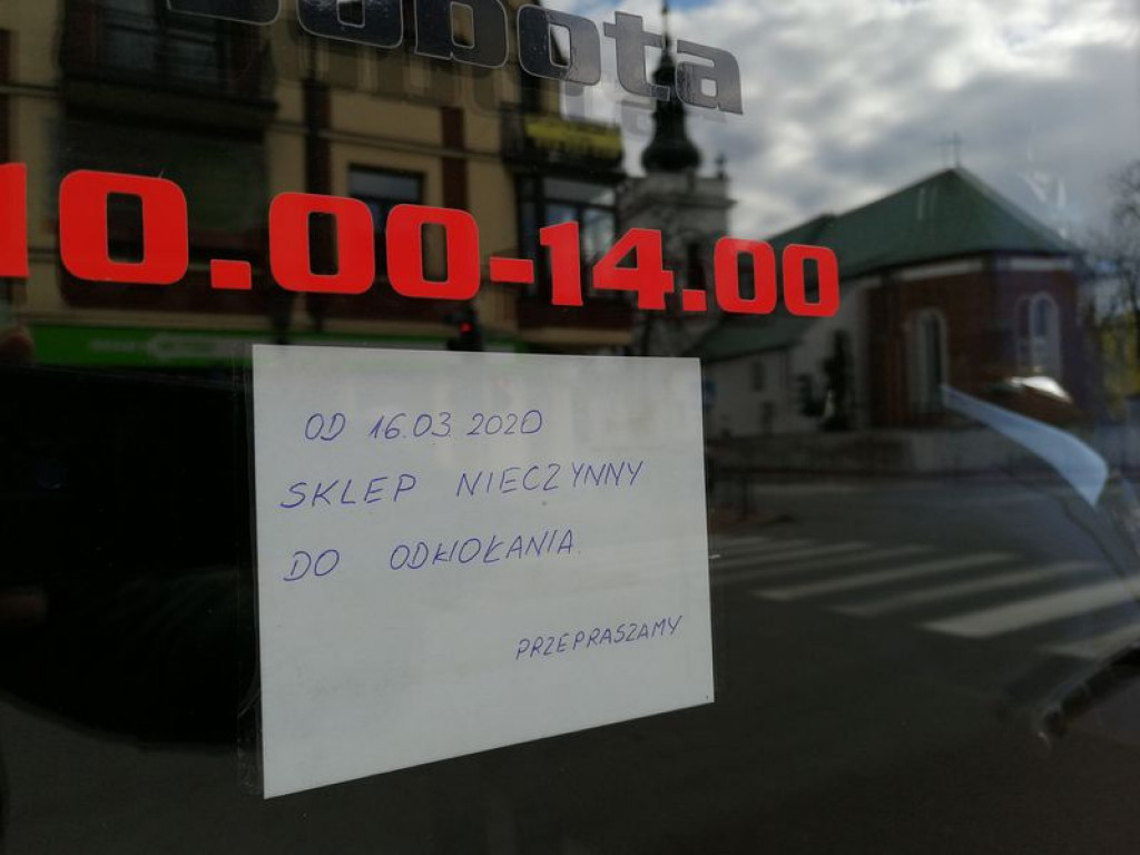 Przez koronawirusa handel zamiera
