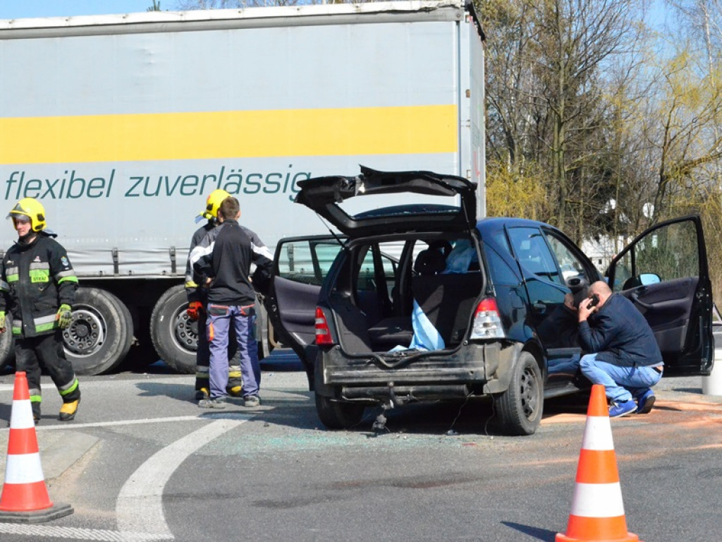 Wypadek na skrzyżowaniu ulic Poznańskiej i Warszawskiej