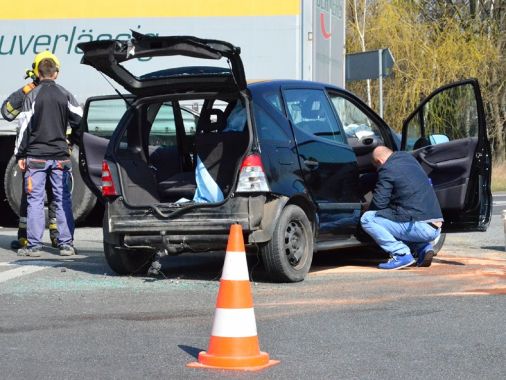 Wypadek na skrzyżowaniu ulic Poznańskiej i Warszawskiej