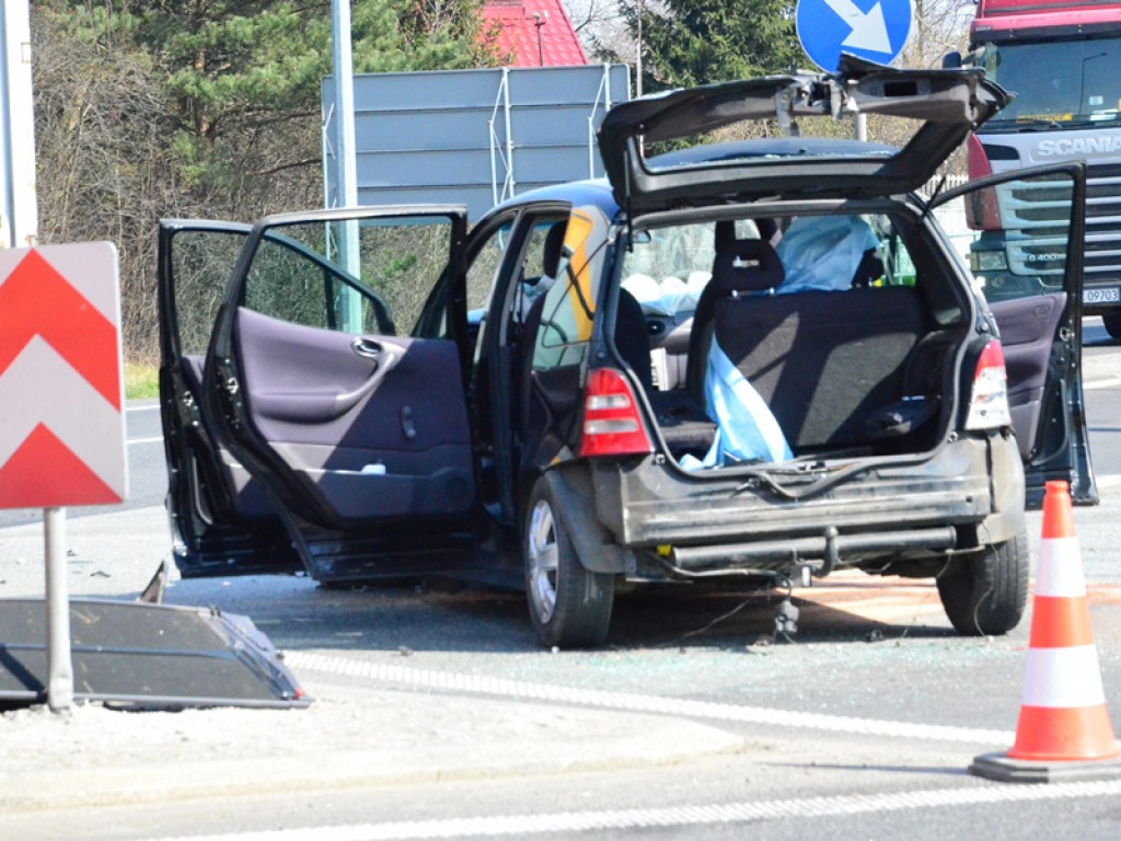 Wypadek na skrzyżowaniu ulic Poznańskiej i Warszawskiej