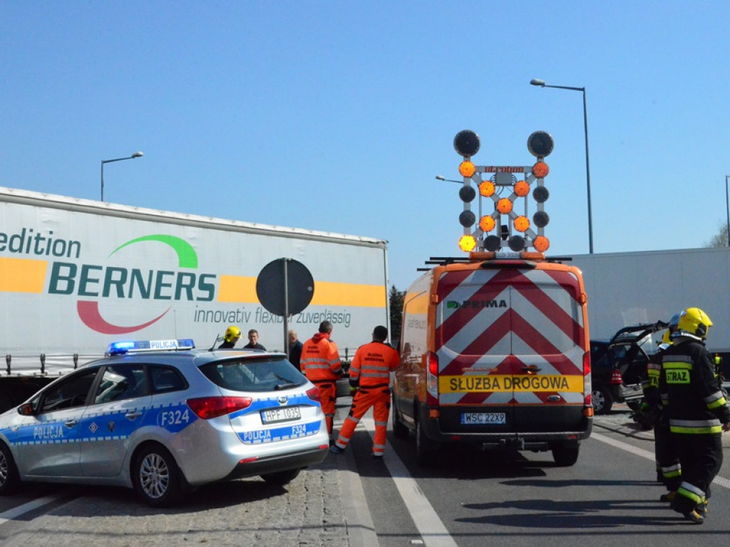 Wypadek na skrzyżowaniu ulic Poznańskiej i Warszawskiej