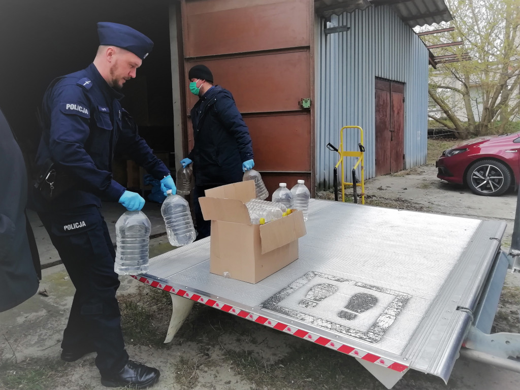Blisko 4 tysiące litrów płynu odkażającego trafiło do medyków