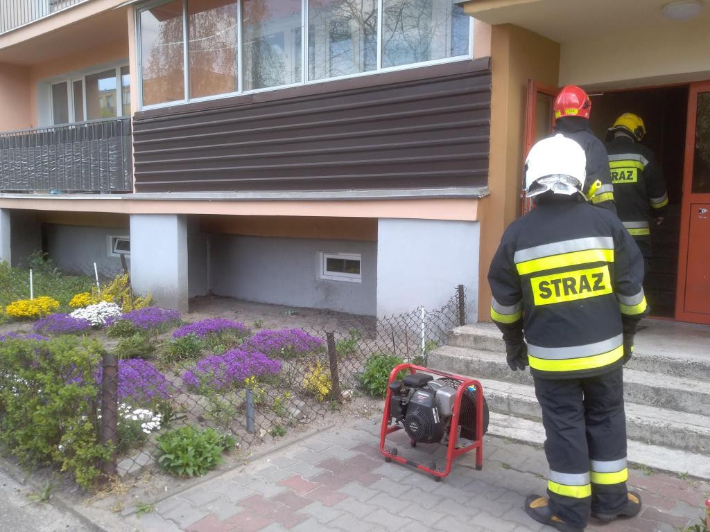Rozszczelniony kartusz gazowy przyczyną interwencji straży na Bratkowicach