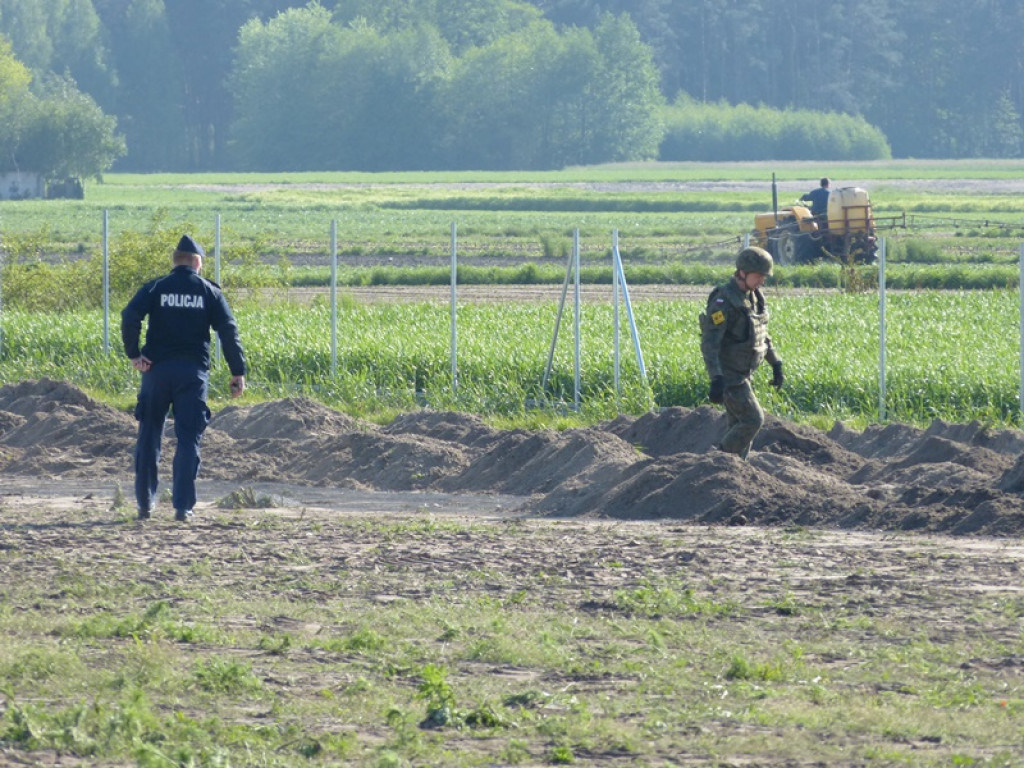 Pocisk przeciwpancerny znaleziony w Łaguszewie