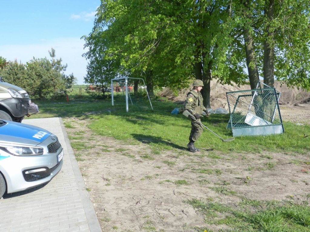 Pocisk przeciwpancerny znaleziony w Łaguszewie