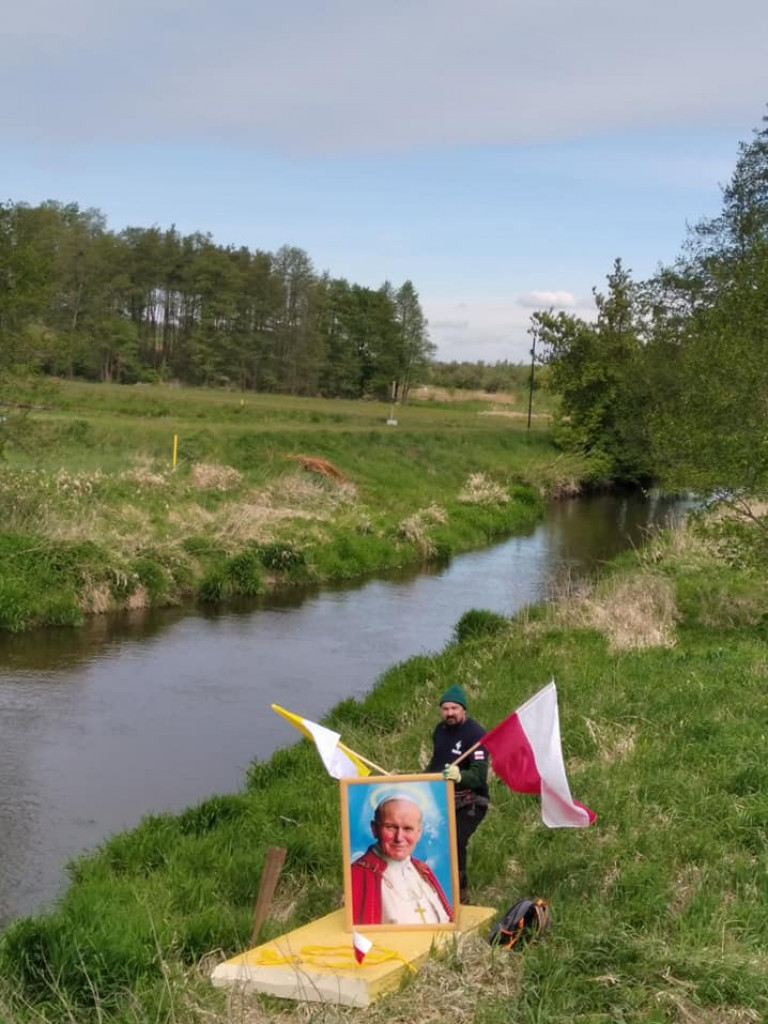 Spływ Mrogą na stulecie urodzin papieża