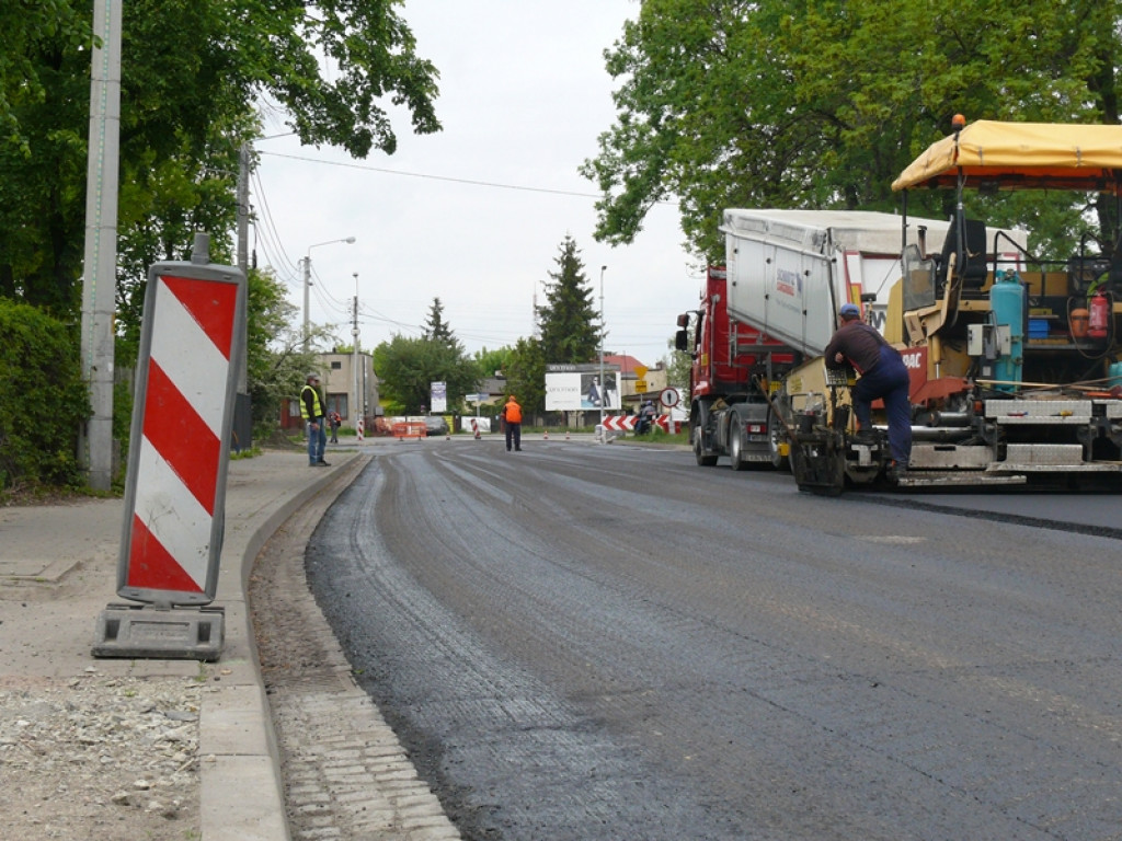 Dalsze prace przy rondzie na ul. Bolimowskiej
